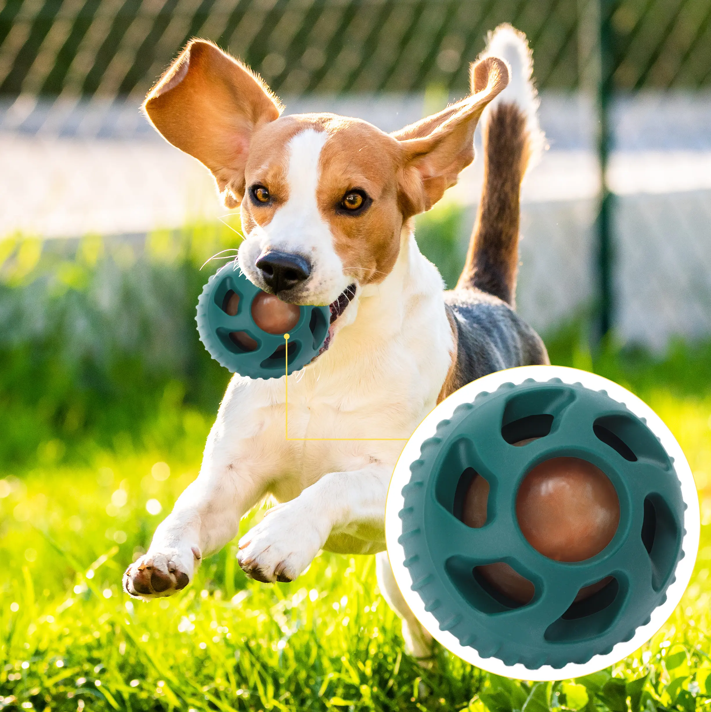 Eco-Friendly Silicone Dog Puzzle Toy