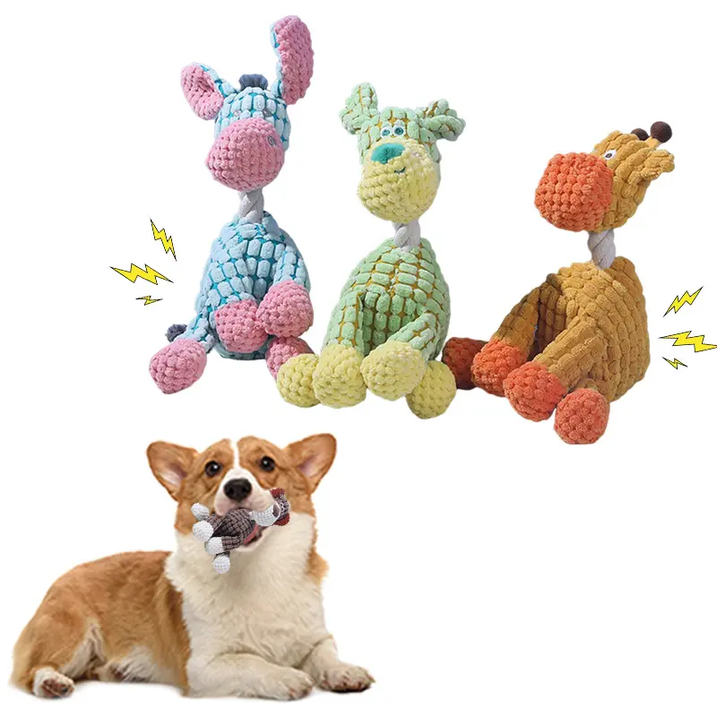 Quietschendes Spielzeugtier für Hunde