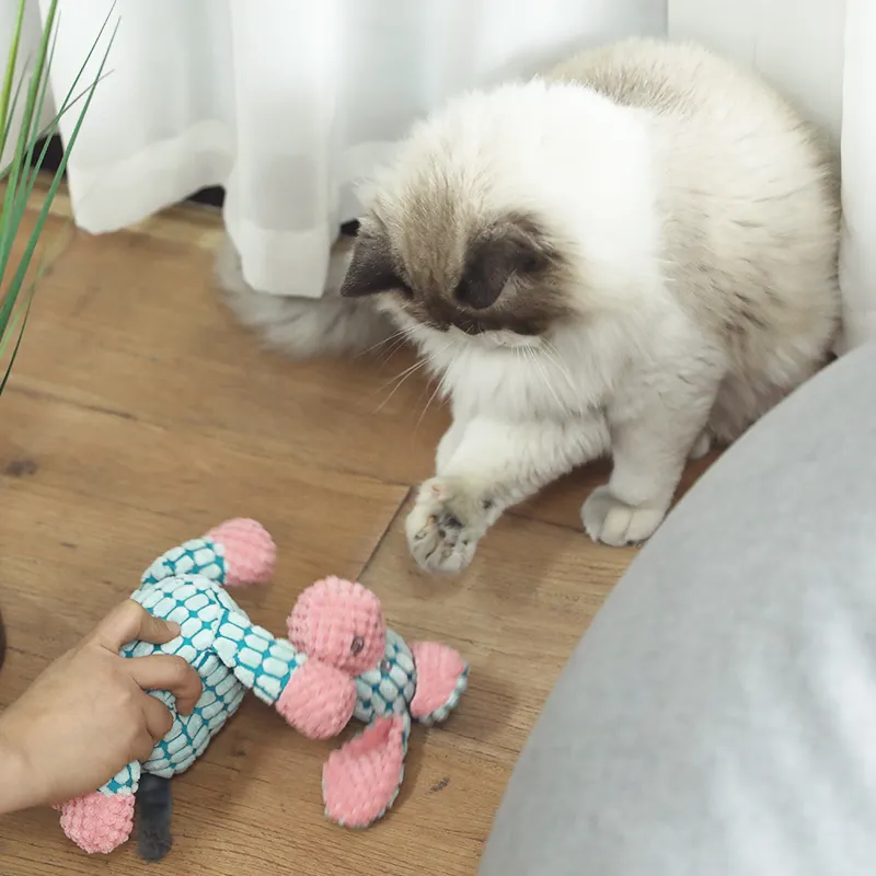 Quietschendes Spielzeugtier für Hunde