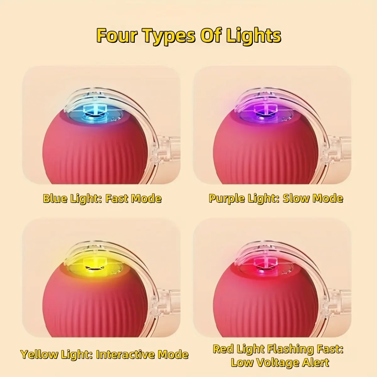 Interaktiver automatischer Katzenminz-Spielball