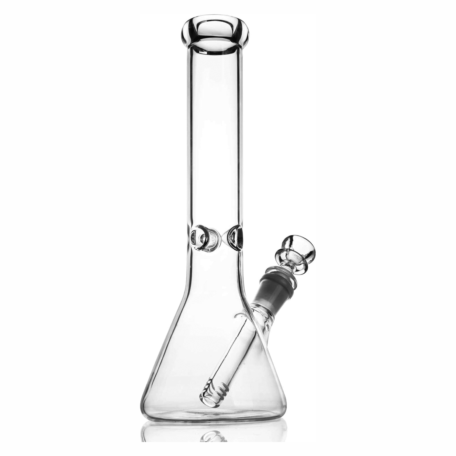 10.5in Straight Glass Bong Water Smoke Pipes