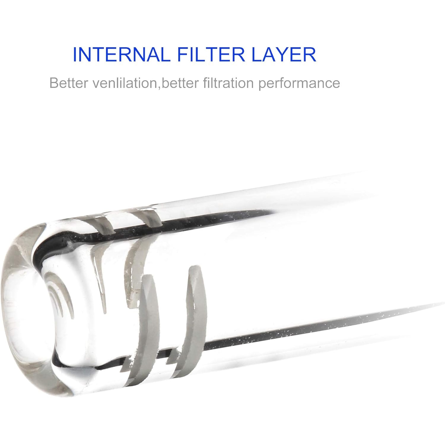 10.5in Straight Glass Bong Water Smoke Pipes