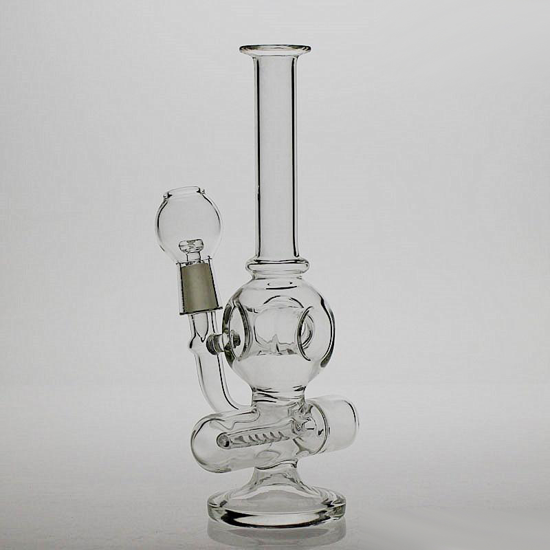20cm Tall Glass Water Smoke Pipe
