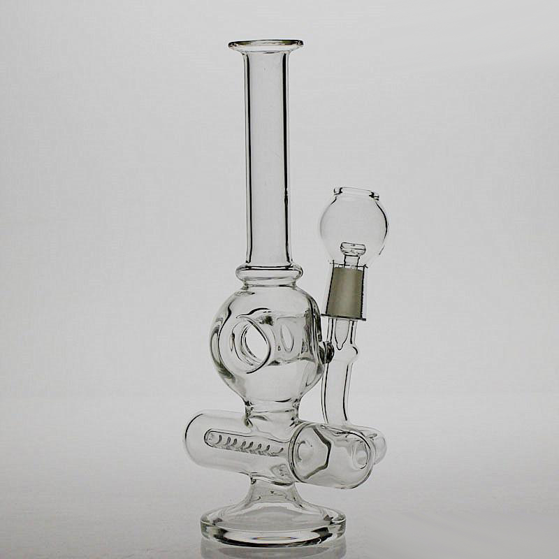 20cm Tall Glass Water Smoke Pipe