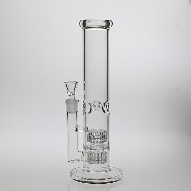 26cm Tall Glass Water Smoke Pipe with Tornado percolate