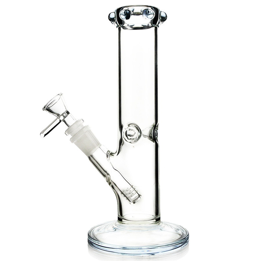 11" Glass Water Pipe 14.5mm Glass Bong Water Bong Percolator Filter Recycler Bongs