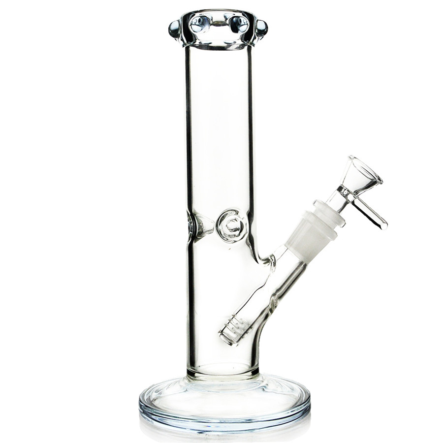 11" Glass Water Pipe 14.5mm Glass Bong Water Bong Percolator Filter Recycler Bongs