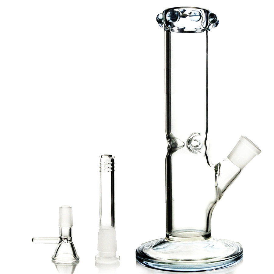11" Glass Water Pipe 14.5mm Glass Bong Water Bong Percolator Filter Recycler Bongs