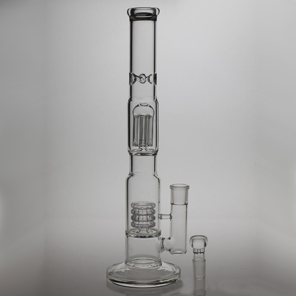 38cm Handmade Glass Bong With Joint Size: 18.8mm