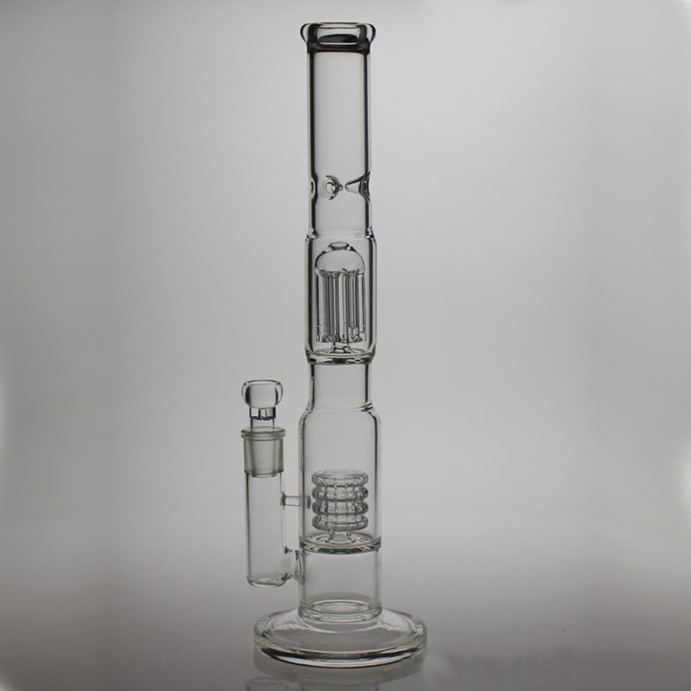 38cm Handmade Glass Bong With Joint Size: 18.8mm