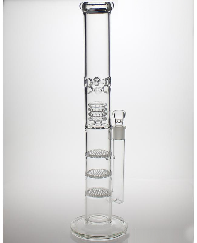 43cm Height Glass Water Smoke Bong Pipe 