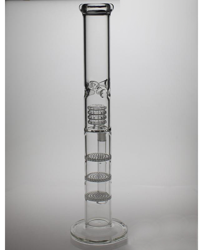 43cm Height Glass Water Smoke Bong Pipe 