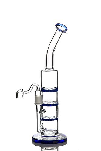 11 Inchs Tall Handmade Beautiful Glass Bong with 18.8 mm Joint