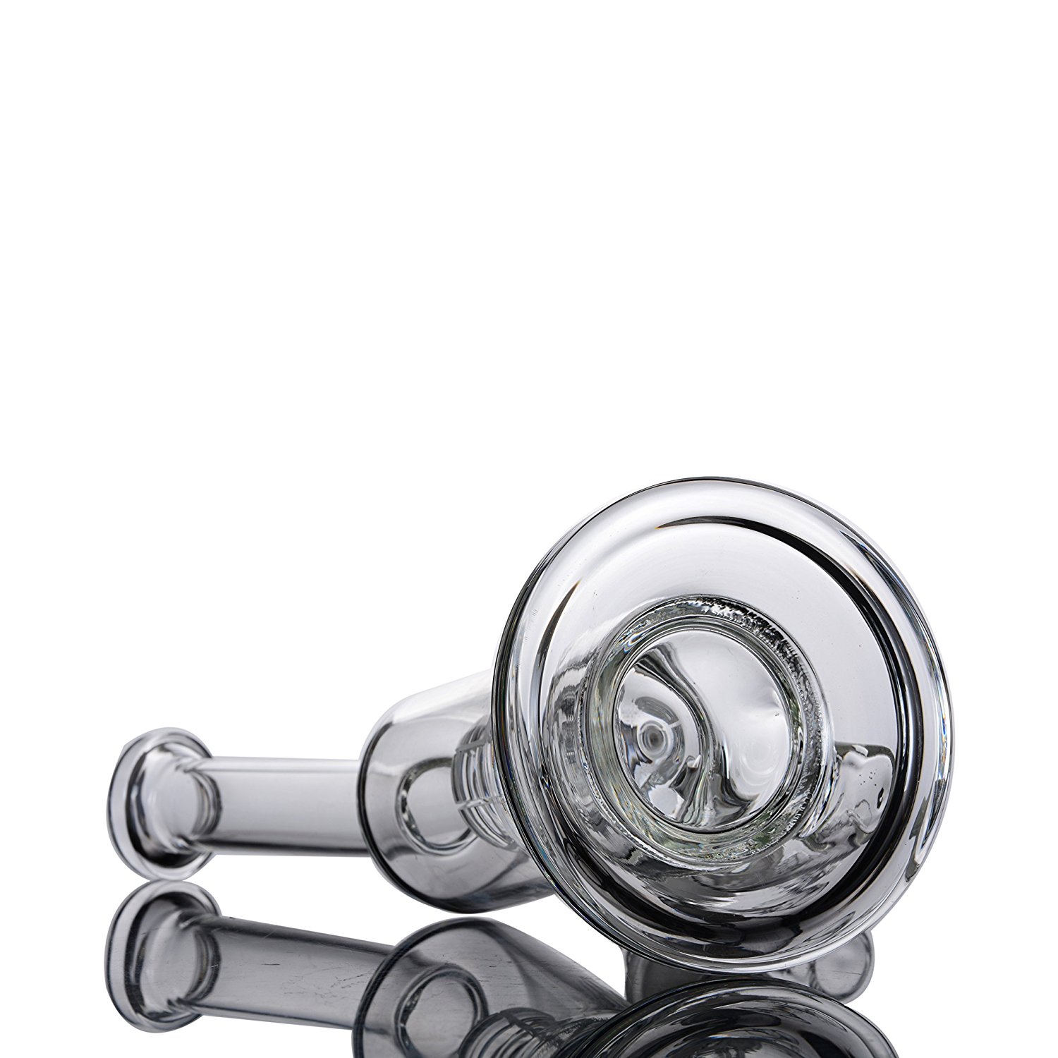 9.4 Inchs Handmade Thickened Glass Bong Pipe with Birdcage