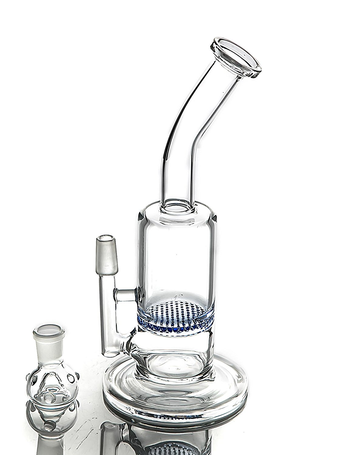 9" Water Premium Glass Bong Pipe with Percolator