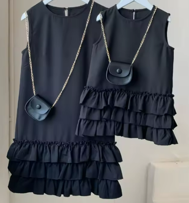 Matching Black Dresses with Bags