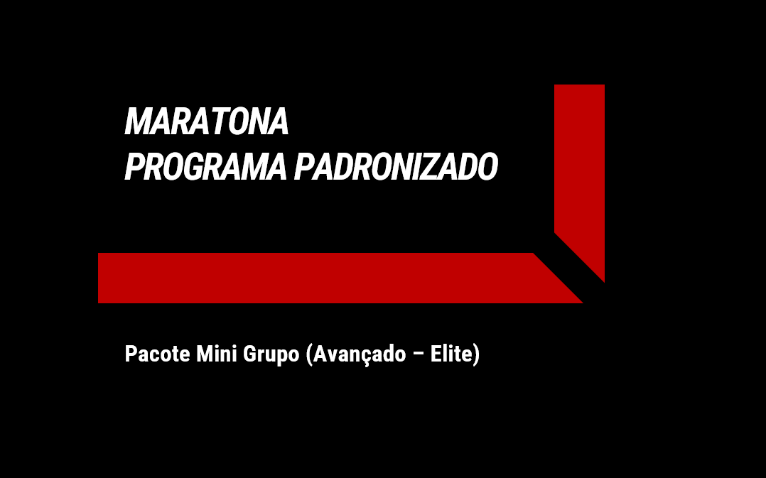 MARATONA - Pacote Mini Grupo (Avan-Elite)