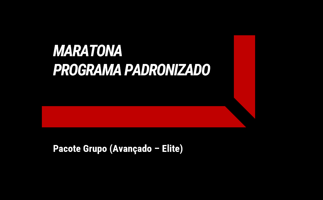 MARATONA - Pacote Grupo (Avan-Elite)