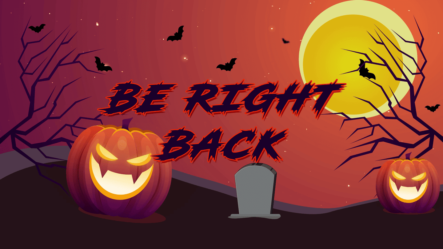 Chilling Halloween Stream Overlay for Playful, High-Impact Look for Creators