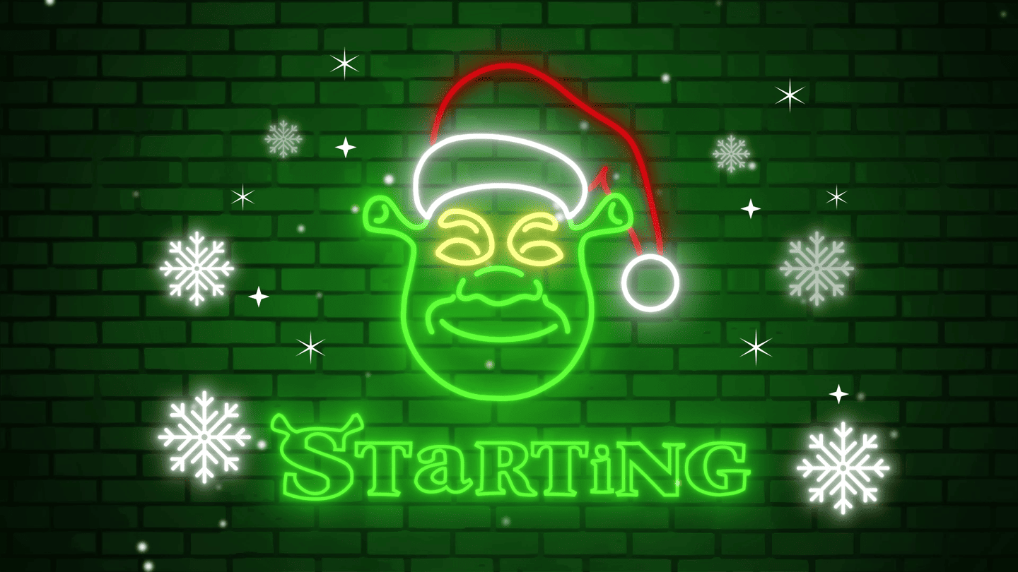 Shrek Neon Stream Overlay – Bold, Fun, Animated Design for Twitch & OBS