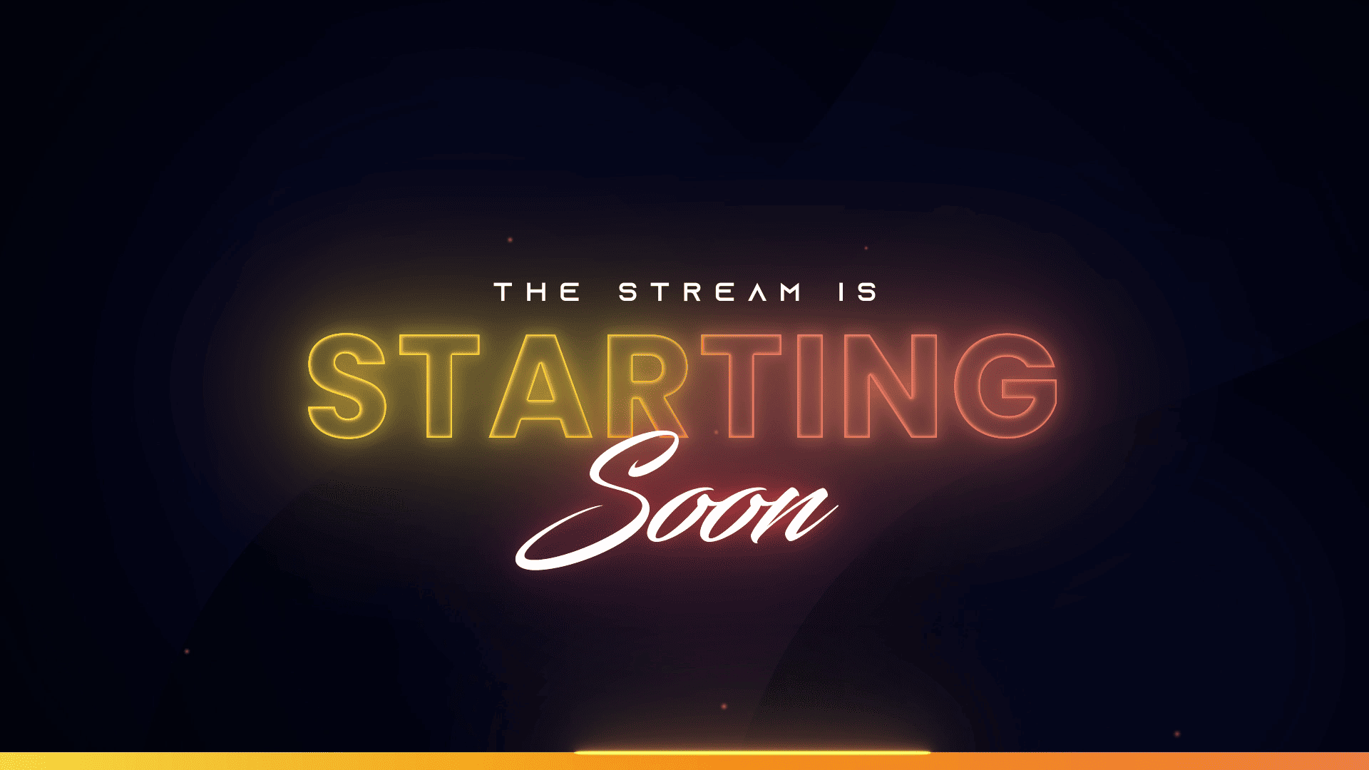 Neon Yellow & Orange Stream Overlay – Lively, Slick, Vibrant Effects for Creators