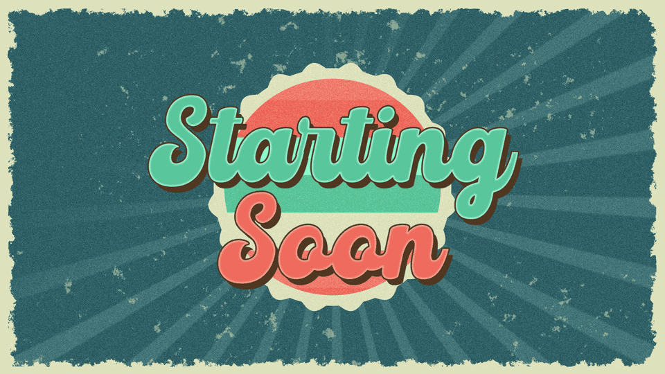 Retro Vintage Stream Overlay – Classic, Nostalgic, High-Impact Design for Twitch & OBS