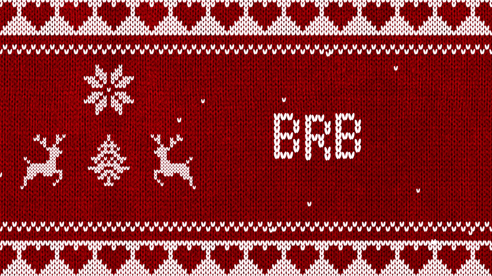 Xmas Sweater Stream Twitch Overlay – Festive, Cozy & Fun Holiday Design