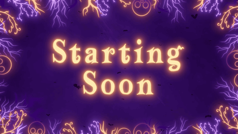 Halloween Purple Stream Overlay – Mystical, Dramatic, High-Impact Look