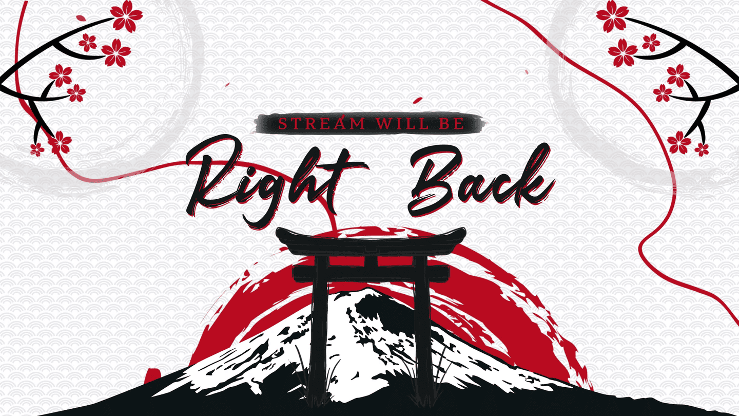 Japan Bushido Stream Overlay – Elegant, Samurai, Immersive Design for Twitch, OBS & YouTube