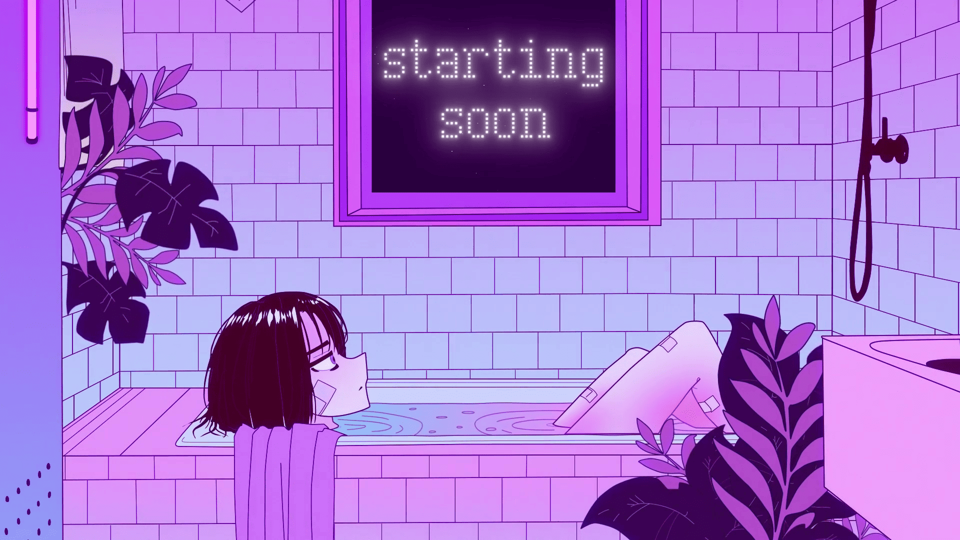 Stunning Anime Girl Overlay for Chill Stream Vibes