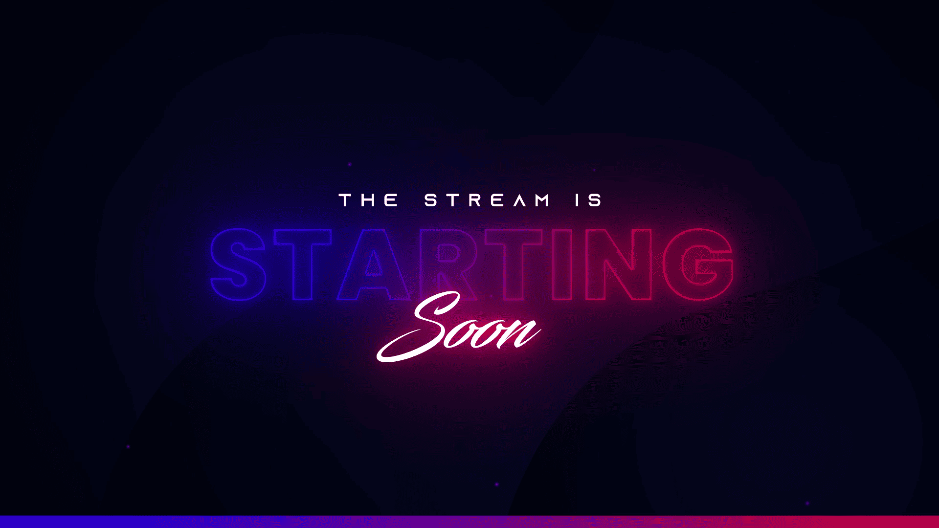 Neon Blue & Red Stream Overlay – Vibrant, Energetic, Futuristic Design for Twitch & YouTube