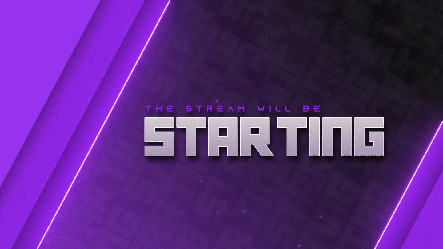 Purple Gaming Stream Overlay Free Pack