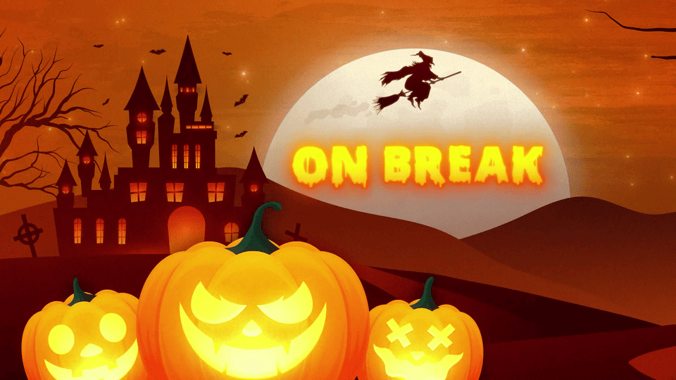 Orange & Spooky Halloween Stream Overlay – Lively, Dramatic, High-Impact Look for Creators