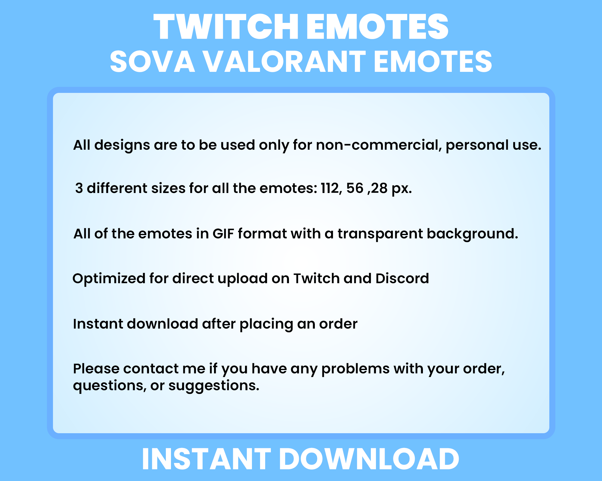 Sova Valorant Chibi Emotes – Cute Twitch Stream Emotes for Valorant Fans