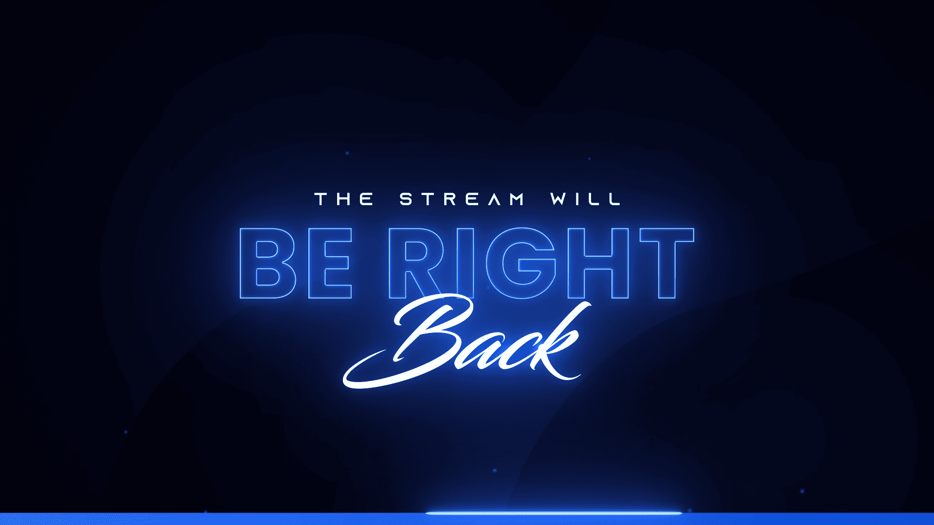Neon Blue Stream Overlay – Luminous, Stylish, High-Impact Visuals
