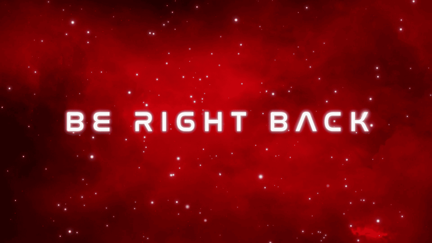 Cosmic Red and Black Stream Overlay – High-Impact Space Theme for Streamers