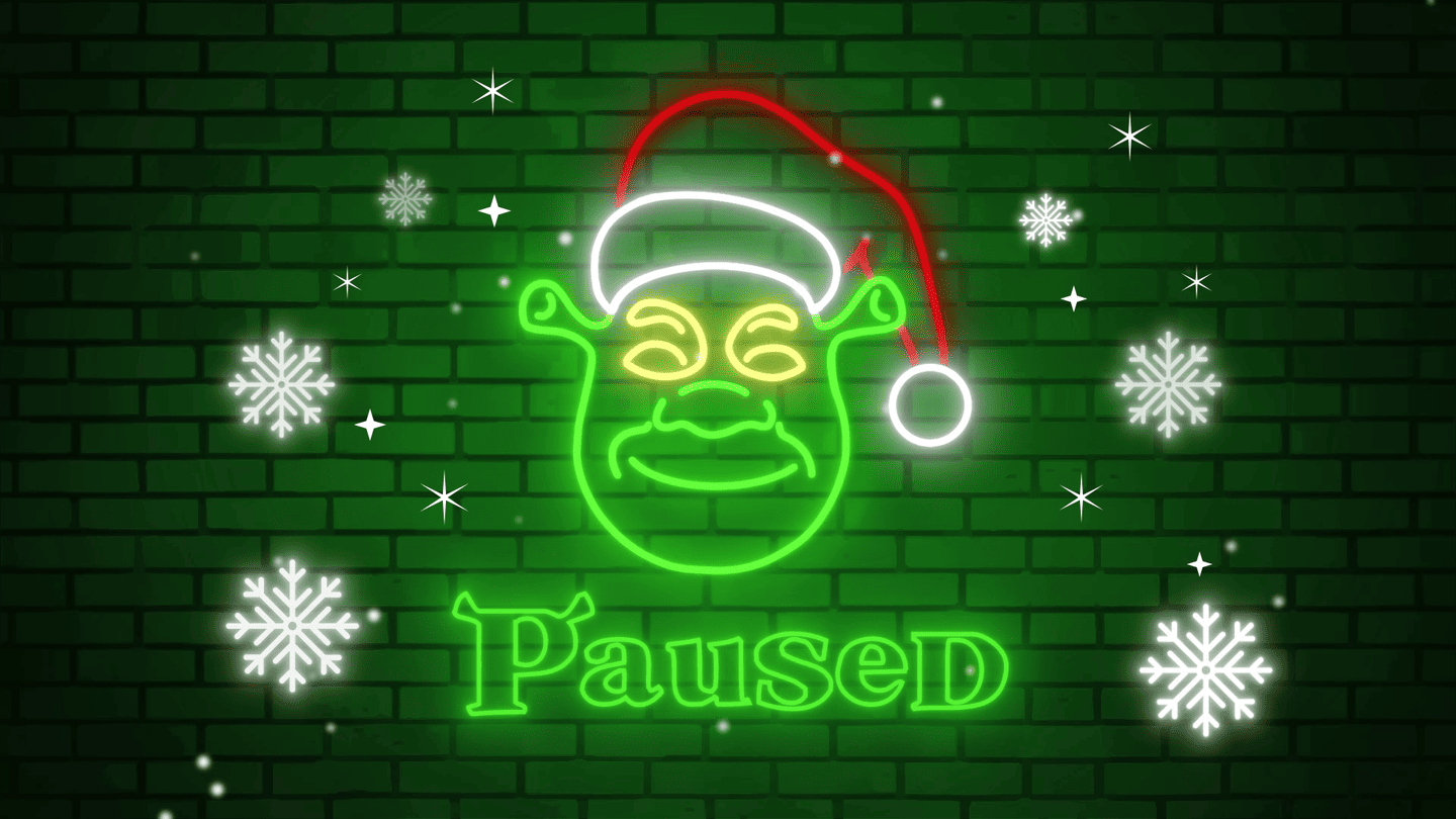 Shrek Neon Stream Overlay – Bold, Fun, Animated Design for Twitch & OBS