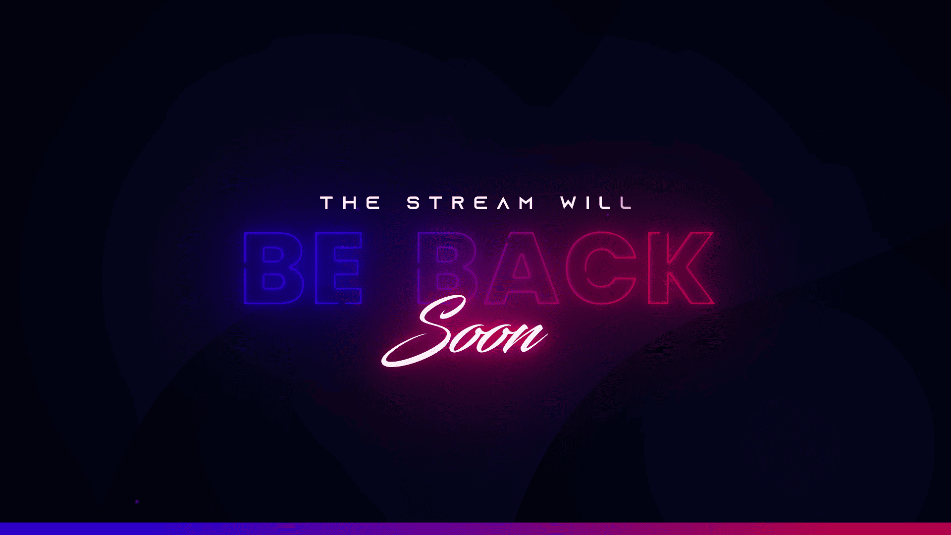 Neon Blue & Red Stream Overlay – Vibrant, Energetic, Futuristic Design for Twitch & YouTube