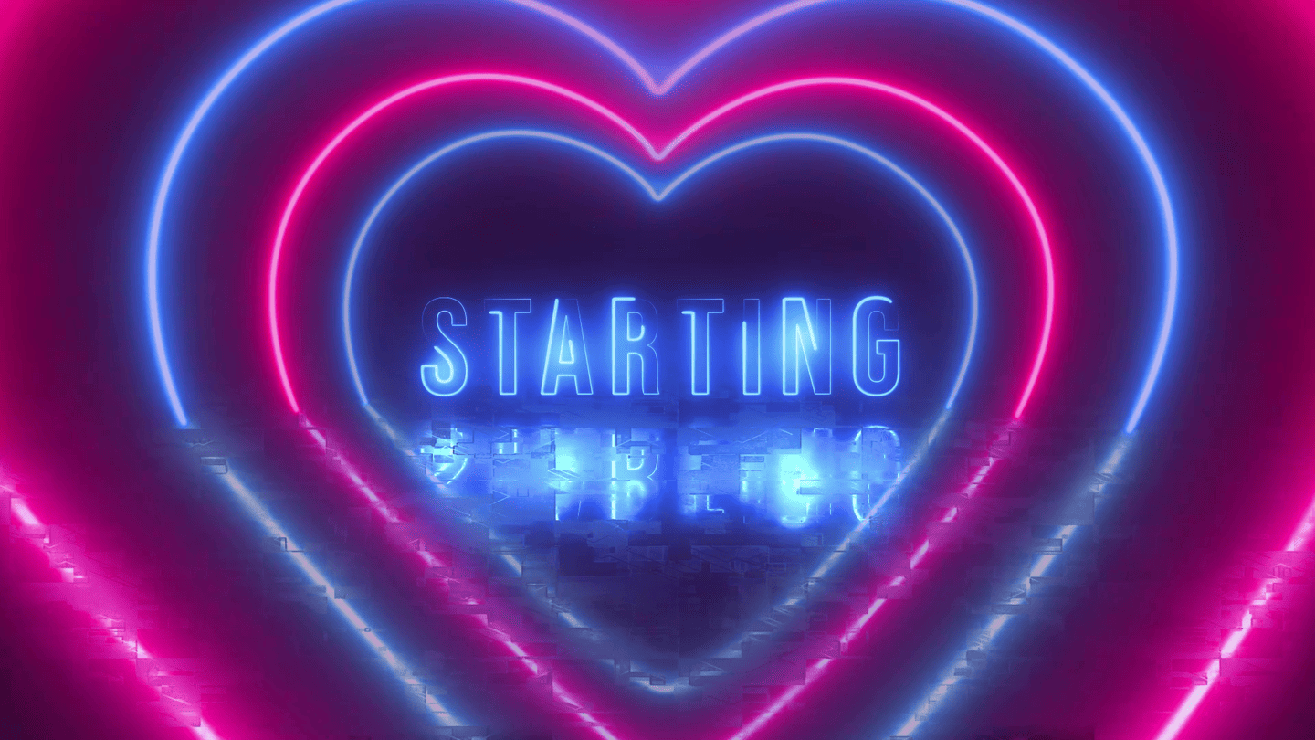 Vivid Neon Peach Tunnel Stream Overlay – Bold, Futuristic Look for Gamers