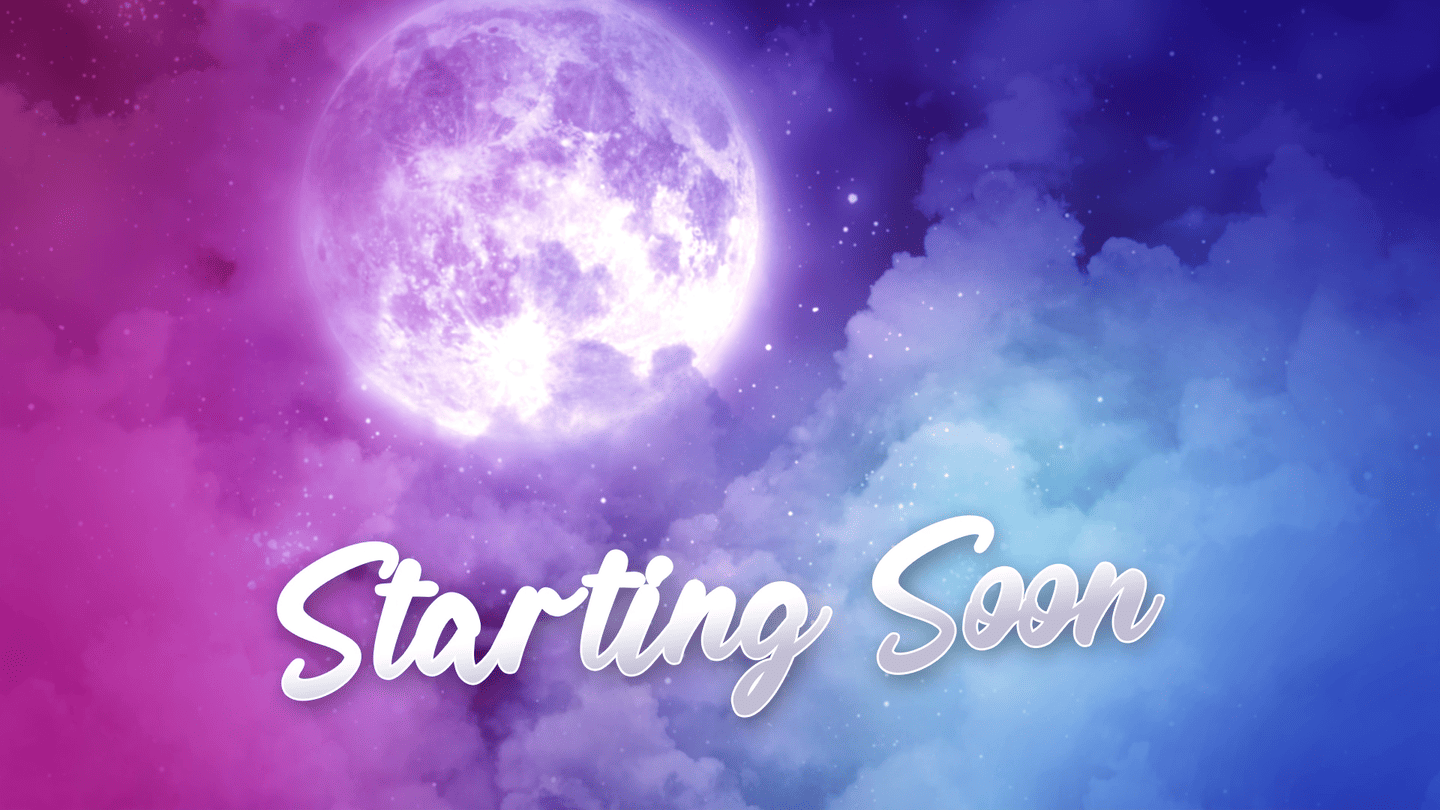 Sky Pink and Blue Stream Overlay – Dreamy, Modern Visuals for Twitch & OBS