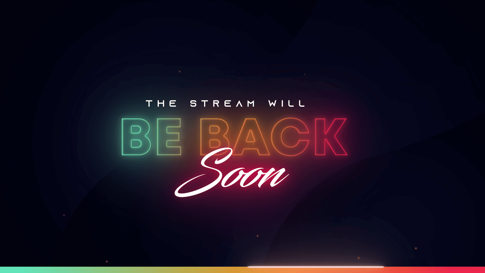Neon Color Effect Stream Overlay – Vibrant, Animated, Futuristic Design for Twitch & YouTube