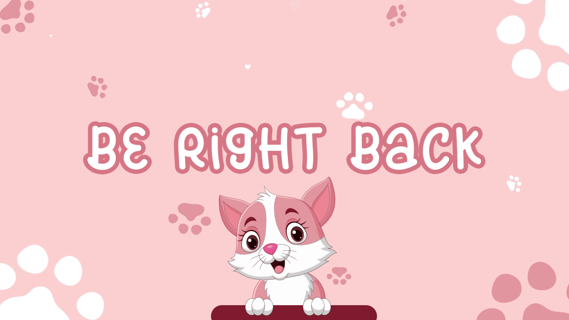 Cat Stream Overlay for Twitch & YouTube | Cute & Animated Options