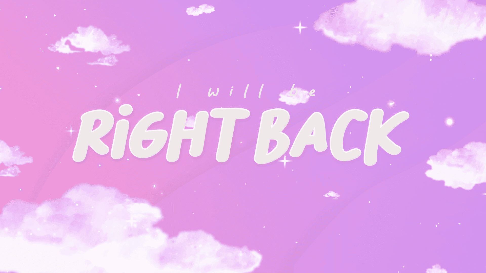 Dreamy Cloud Stream Overlay for Streamers – Cute & Cozy Template 