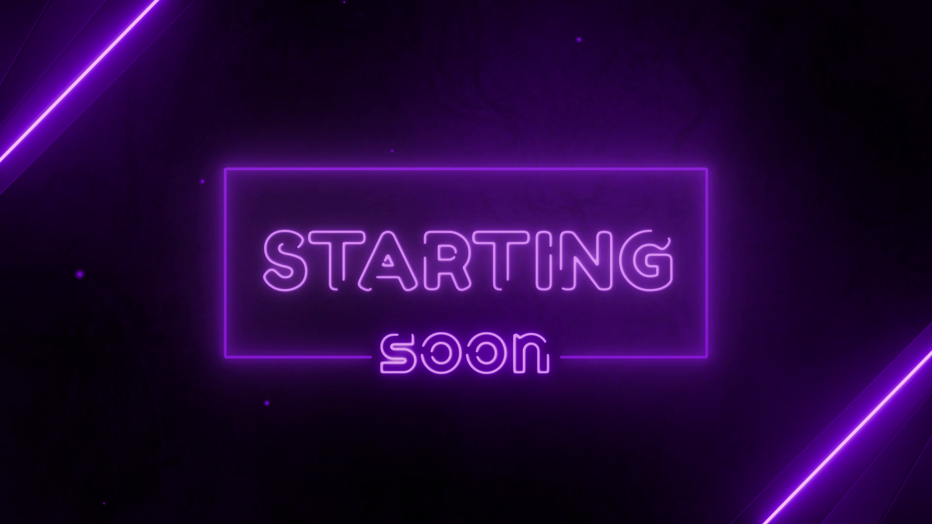 Purple Neon Stream Overlay – Bold, Glowing, High-Impact Visuals for Creators