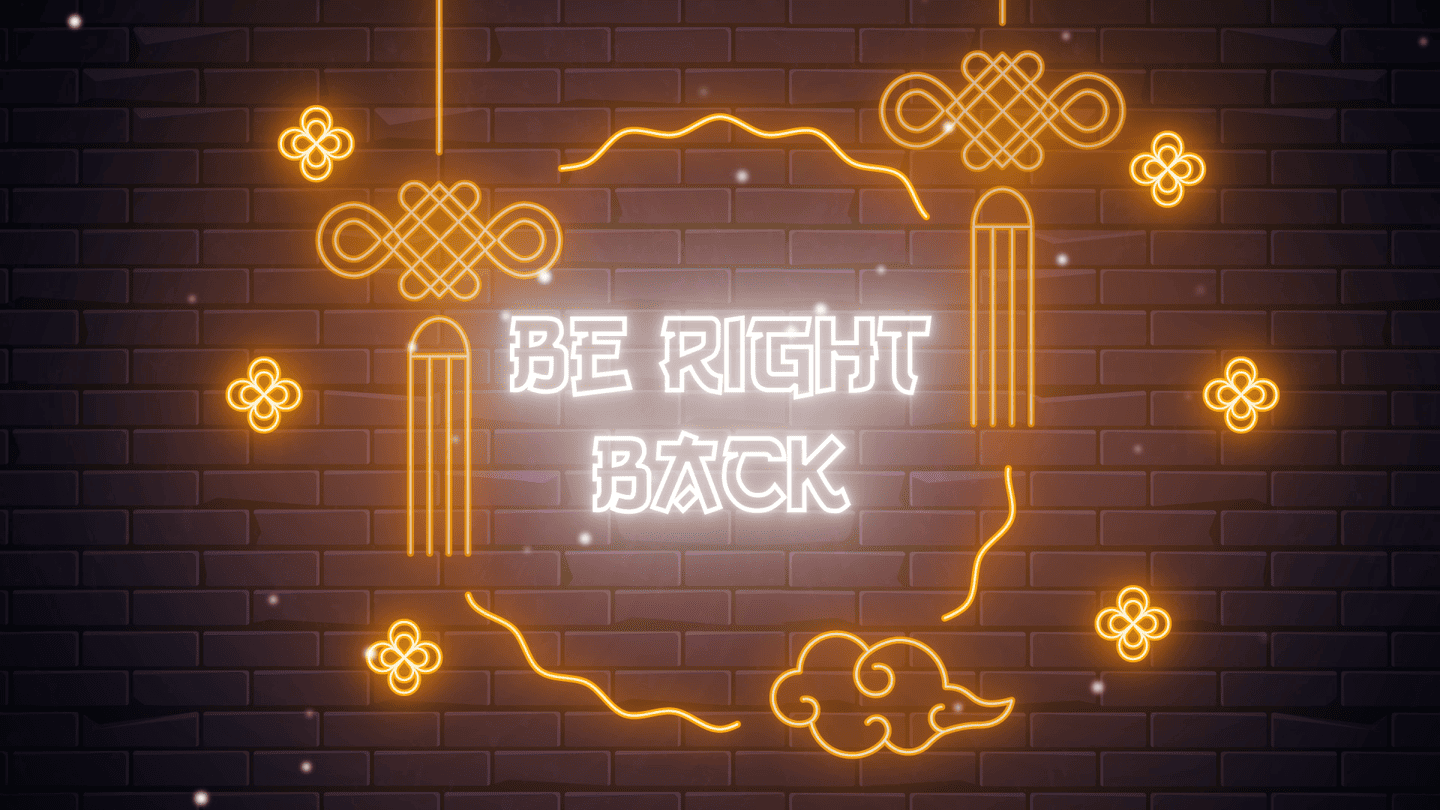 Japan Neon Stream Overlay – Vibrant, Cyber Tokyo Design for Twitch, OBS & YouTube