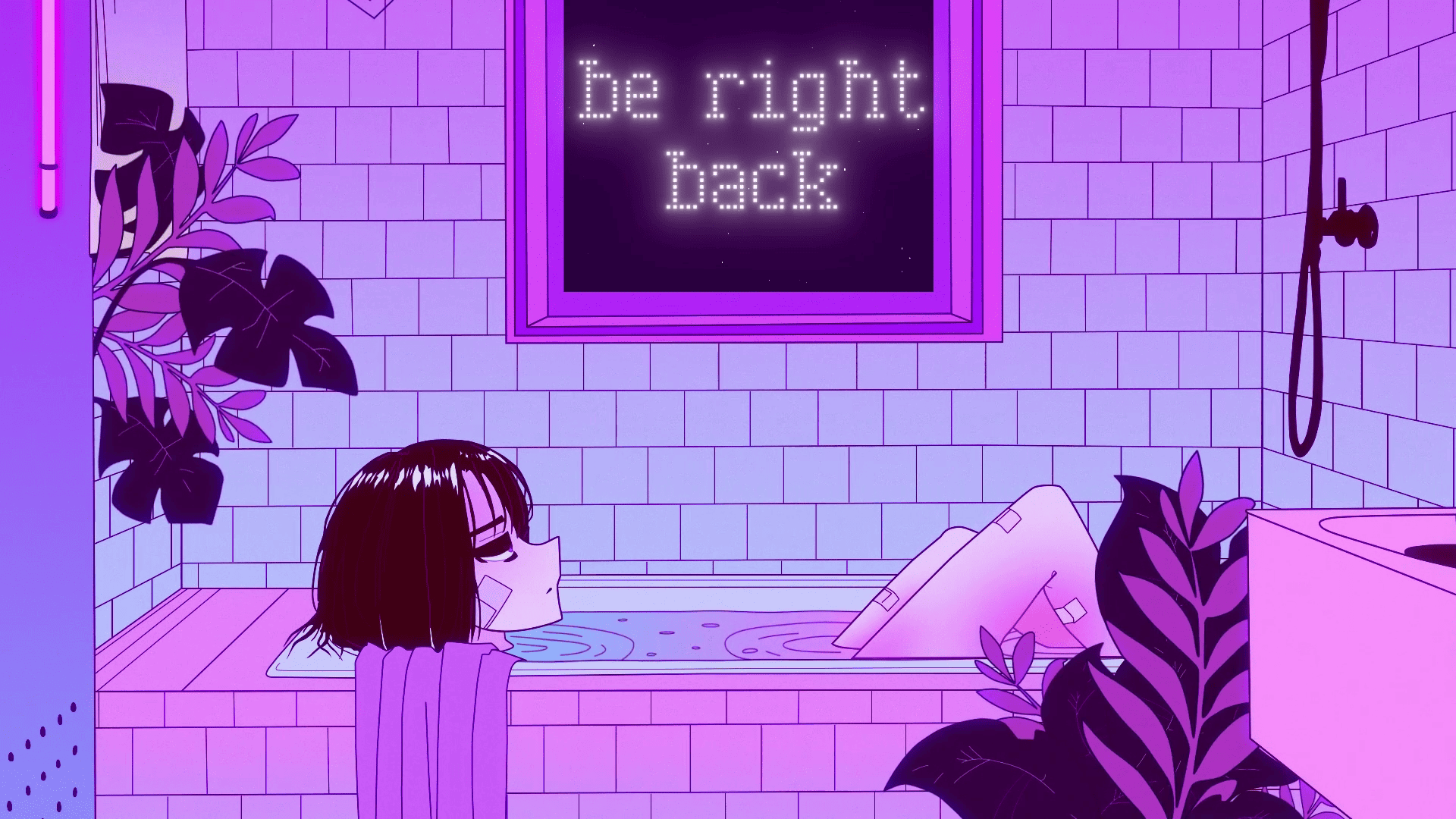 Stunning Anime Girl Overlay for Chill Stream Vibes