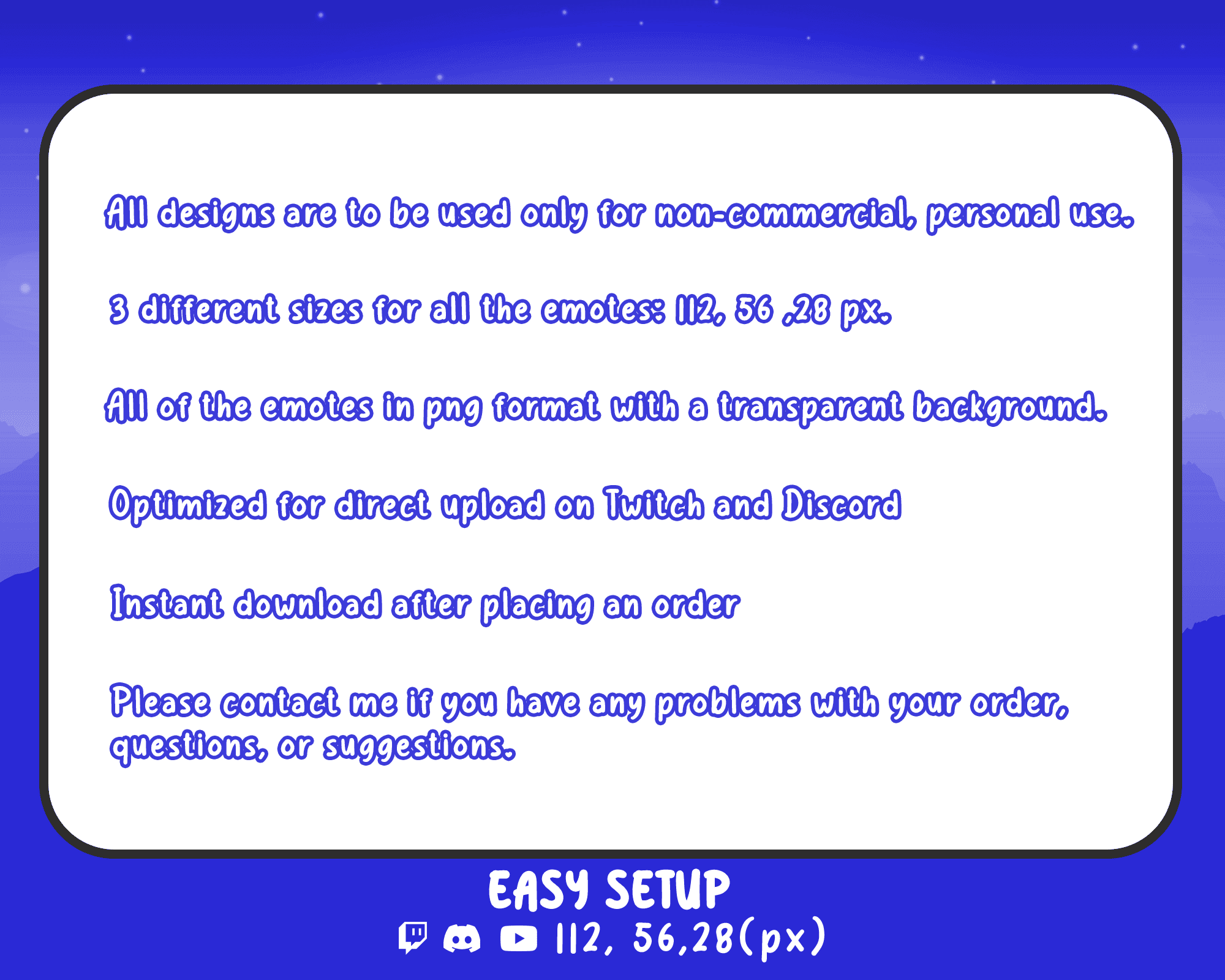 Emotes Starter Pack for Twitch – Unique Stream Emotes to Energize Chat