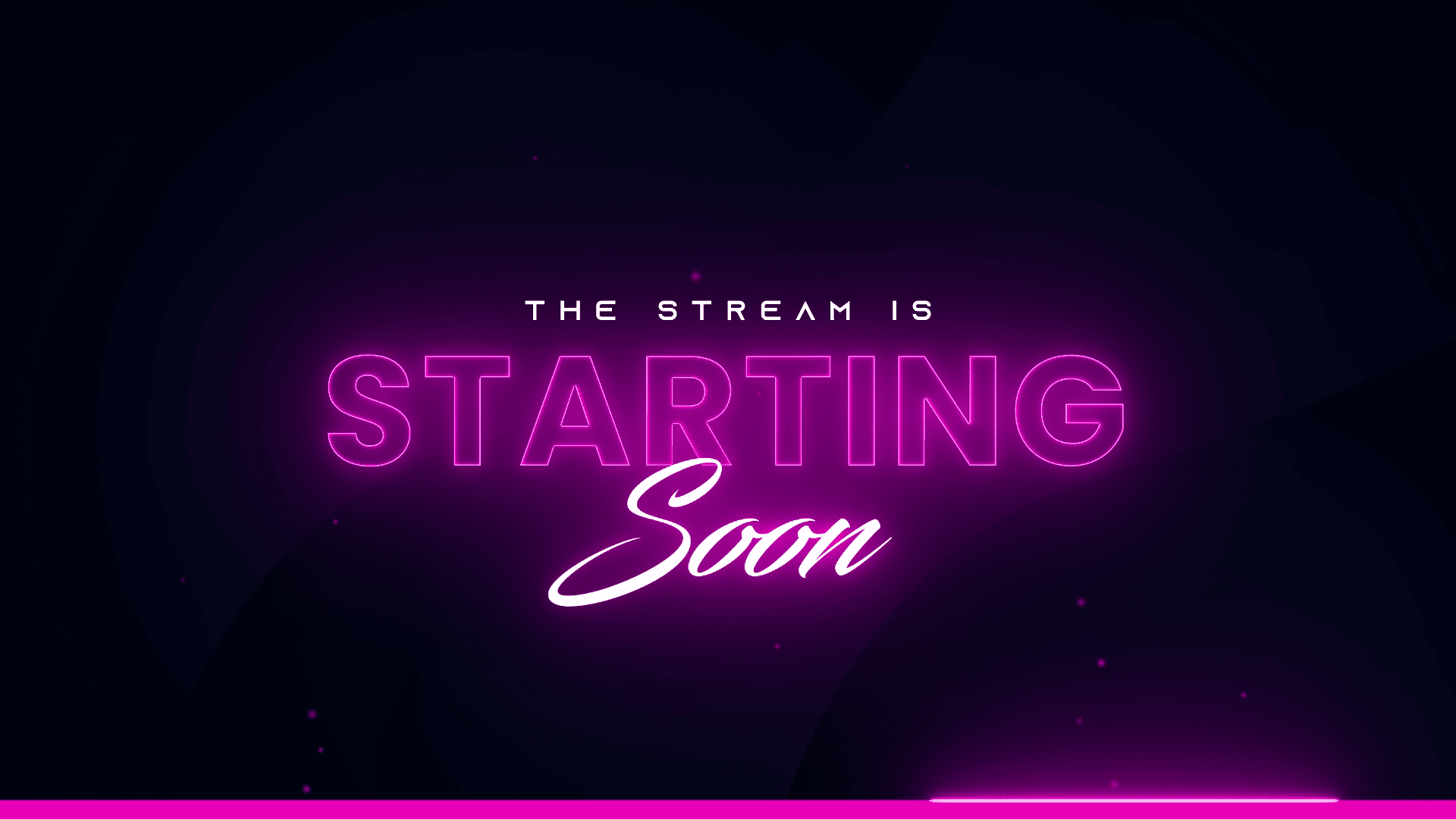 Neon Pink Effect Stream Overlay – Vibrant, Trendy Template for Twitch & YouTube