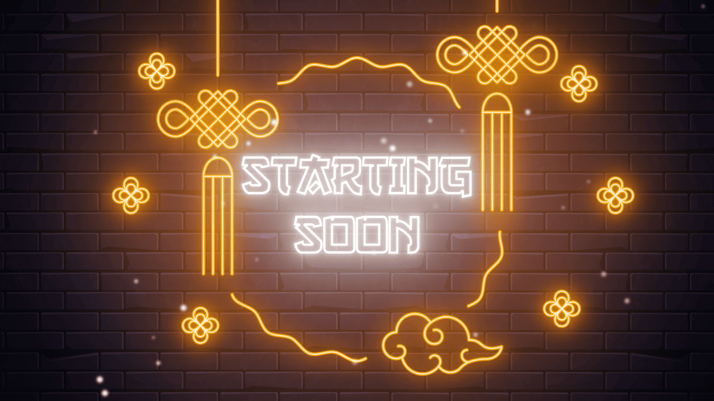 Japan Neon Stream Overlay – Vibrant, Cyber Tokyo Design for Twitch, OBS & YouTube