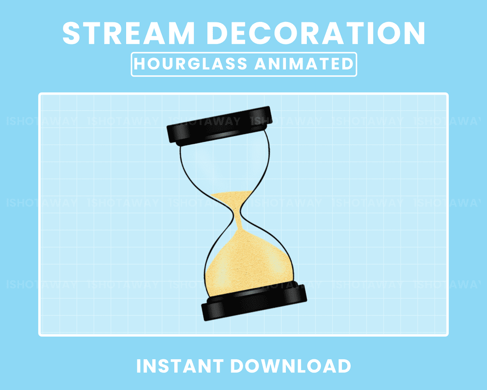 Hourglass Stream Overlay – Best Animated Overlay for OBS & Twitch